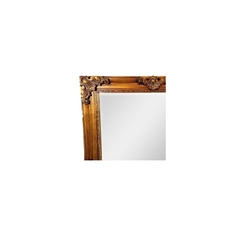 Espelho 170x120cm Cristal Bisotado Madeira Dourado - comprar online