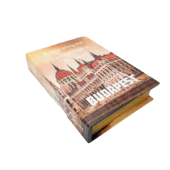 Caixa Livro Book Decorativo Menor Budapest Fino Acabamento