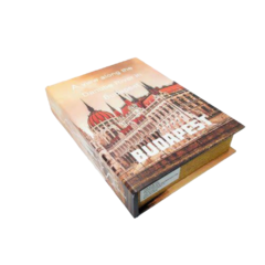 Caixa Livro Book Decorativo Maior Budapest Fino Acabamento