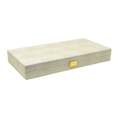 Caixa Decorativa Couro Texturizado Dourado Maior Feixe Metal Dourado - comprar online