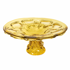 Centro de Mesa Murano Italiano Maior Lapidados com Base - comprar online