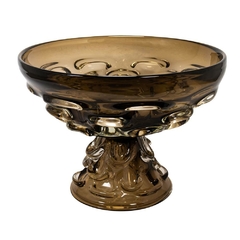 Fruteira Murano Italiano Lapidados em Relevo Luxuoso Design Moderno - comprar online