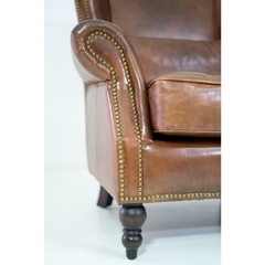Poltrona Couro Legítimo Original Primeira Linha Alto Padrão - comprar online