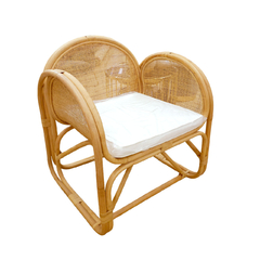 Poltrona Fibra Natural Design Contemporaneo Fino Acabamento - comprar online
