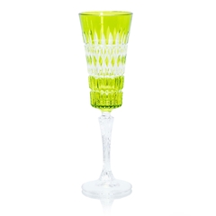 Taça Champagne Cristal Lapidado Fino Acabamento Italiano - LUXdécor