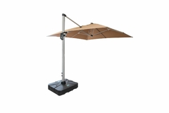 Ombrelone Quadrado Lateral 250cm Metal Capa De Tecido Luxo na internet