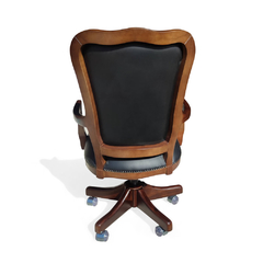 Cadeira com Braço Giratória Inglesa Capitonê Ajuste de Altura e Relax Design de Luxo - comprar online