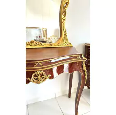 Aparador Com Espelho Clássico Luiz Xv Luxuoso Design - loja online