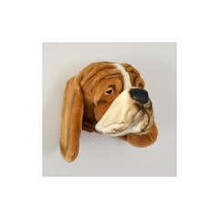 Cabeça De Cachorro Basset Em Pelúcia De Parede na internet