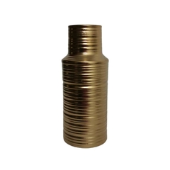 Vaso Menor Abstrato Dourado Texturizado Formosa