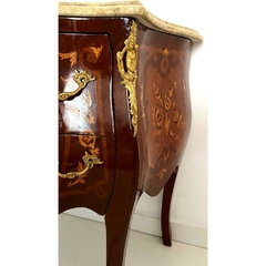 Mobília Mini Bombê Decoração Francesa Marchetaria Luxuoso