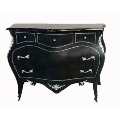 Comoda Bombe Francesa Madeira Maciça Bronze - comprar online