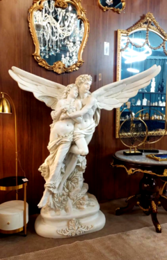Escultura Poliresina Eros E Psique 2mt Esculpido A Mão Luxo na internet