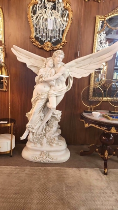 Escultura Poliresina Eros E Psique 2mt Esculpido A Mão Luxo