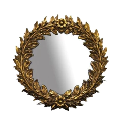 Espelho Decorativo Moldura Coroa De Cesar Rico Em Detalhes