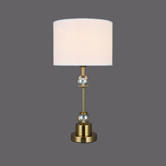 Abajur de Mesa 56cm Contemporâneo Base Metal Dourado na internet