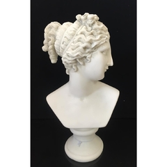 Busto Decorativo 31cm Poliresina Branca Deusa - comprar online