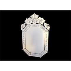 Espelho Decorativo Cristal Veneziano Vertical Lapidados Classicos