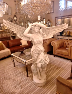 Escultura Poliresina 160cm Luxo Acabamento Esculpido
