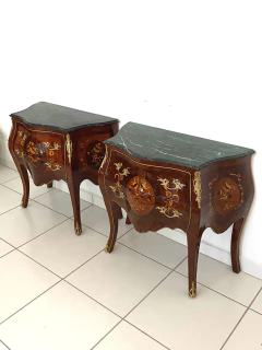 Par De Mobília Roupeiro Hall Decoração Francesa Marchetaria - LUXdécor