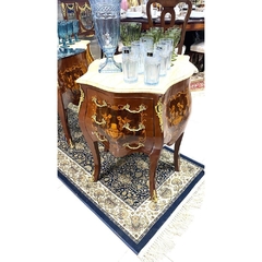 Mesa Cabeceira Classica Marquiterrie Bronze E Marmore 03 Gav