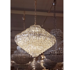 Lustre Todo Pingentes Cristal 22 Lampadas Lampada E14 - comprar online