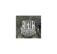 Lustre Luminaria Pendente 50cm Cupula Transparente - comprar online
