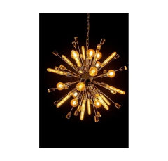Luminaria Metal Dourado Moderno Estilo Espinhos - comprar online