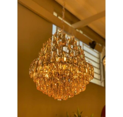 Lustre Decorativo 48cm Luminaria De Teto Belissimo - comprar online