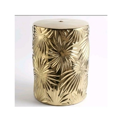 Banco Porcelana Garden Seat Relevos Florais Formosa - comprar online