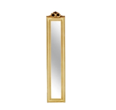 Espelho Decorativo Estreito Classico Moldura Dourada - comprar online