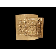 Arandela Decorativa Metal Pingentes Cristal Moderno Design