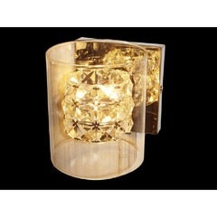 Arandela Decorativo Moderna Pingentes Cristal Design Redondo