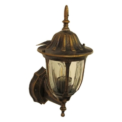 Arandela Classica Redonda Design Envelhecida Vidro Translucido