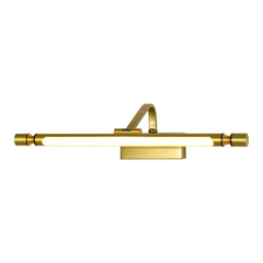 Arandela Dourado Design Contemporaneo Tubo Fino Acabamento