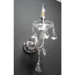 Arandela Decorativa Cristal Lapidado Rico em Detalhes