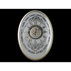 Relogio De Parede Analogico Oval Classico Formosa