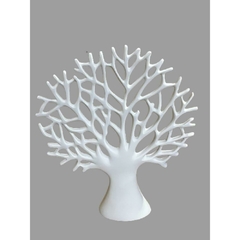Escultura Decorativa Branco Galhos Secos Rico em Detalhes