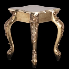 Mesinha Lateral Luiz Xv Nobres Entalhes Folha De Ouro Luxo