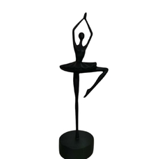 Enfeite Escultura Bailarina Posição Ceramica Formosa