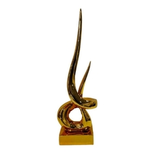 Escultura Decorativa Design Abstrato Fino Acabamento - comprar online