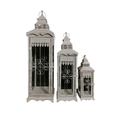 Enfeite Conj 03 Lanternas Decorativo Classico Formosa