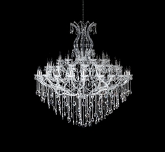Lustre Classico 54 Braços Todo Em Pingente De Cristal - comprar online