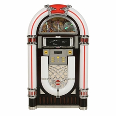 Jukebox Classica Média Iluminação Metal Fino Acabamento Luxo