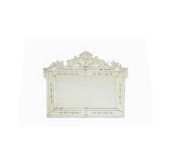 Espelho Retangular Vertical Veneziano Cristal Bisotê - comprar online
