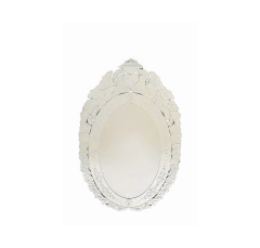 Espelho Veneziano Vertical Cristal Rico em Apliques e Bisotê Impecavel - comprar online