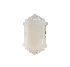 Espelho Veneziano Classico Cristal Apliques Fino Acabamento - comprar online