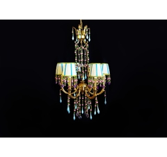 Lustre Classico 06 Braços C Cupulas Design Pingentes - comprar online