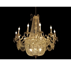 Lustre Rico Em Pingentes De Cristal 25 Lampadas - comprar online
