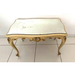 Mesa de Centro Luiz XV Original Tampo Espelhado Entalhes Classicos Original - comprar online